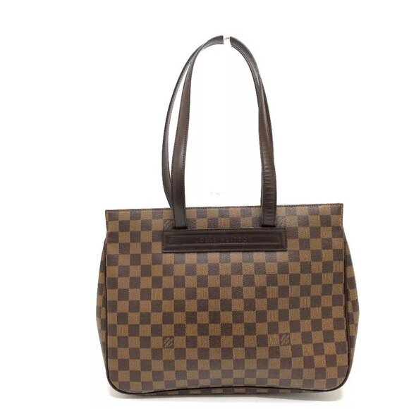 LOUIS VUITTON Parioli Shoulder bag Tote Bag Damier Canvas Brown/Orange - Picture 9 of 12